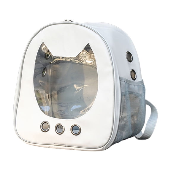 Cat Carrier Backpack, Pet Carrier Backpack Front Pack for Cat Puppy Dog Carrier Backpack Bag Space Capsule, Pet Carrier for Travel Hiking Camping White#