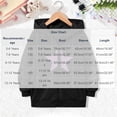 thumbnail image 3 of Vmberlty Kids Zip Up Hoodies Girl's Winter Small Print Fleece Lined Long Sleeve Hooded Zipper Sweatshirt Coats for 5-14 Years, 3 of 7