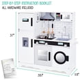 thumbnail image 2 of Lil’ Jumbl Kitchen Set for Kids, Pretend Wooden Play Kitchen, With Accessories, 2 of 5