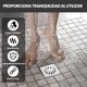 thumbnail image 3 of Renaje de Piso Cuadrado - Drenaje de Piso Cuadrado Acero Inoxidable Coladeras de Desagüe Coladera Universal Cubierta y Bisel con Check y Tapa, 3 of 4
