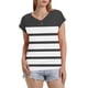 thumbnail image 5 of mfyjkho Tops Para Mujer, Blusa Holgada De Manga Corta Con Lentejuelas Y Cuello En V Para Mujer Tops De Gimnasio Para Mujer L, 5 of 8