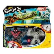 Heroes of Goo Jit Zu Marvel GLOW SURGE Miles Morales Versus Energy Glow The Spot, Ages 4+
