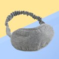 thumbnail image 2 of 1 antifaz de algodón para dormir, antifaz grueso para dormir, ideal para viajes y oficina (gris), 2 of 6