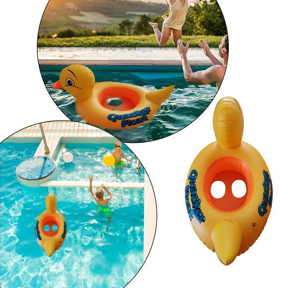 WIFKLSIIPG Little Yellow Thickened Children's Baby Float Swimming Swim Ring Pool Chair