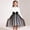 Style5-White girls dresses, variant on Maqroz Denim Jeans Dress for Girls Sleeveless Summer Casual Lapel Collar A-Line Pleated Ruffle Dress with Belt Button Bow Casual Tulle Dresses 2-13 Years