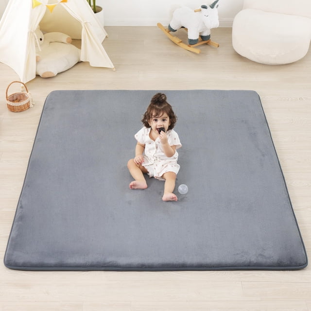 Alfombra de juego para bebé PapaMat PAPAMAT 1.3 de grosor, 50 x 50 cm, gris
