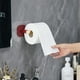thumbnail image 5 of Yuarrent Gancho largo montado en la pared Traceless Super Succión Vacío sin costuras Estante de almacenamiento Organizador de cocina Organizadores de utensilios de cocina Rojo, 5 of 6