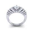 thumbnail image 3 of Real 2carat Round Cut Diamond Prong Women's Fancy Bridal Anniversary Ring Band Solid 14K Gold GH I1, 3 of 3