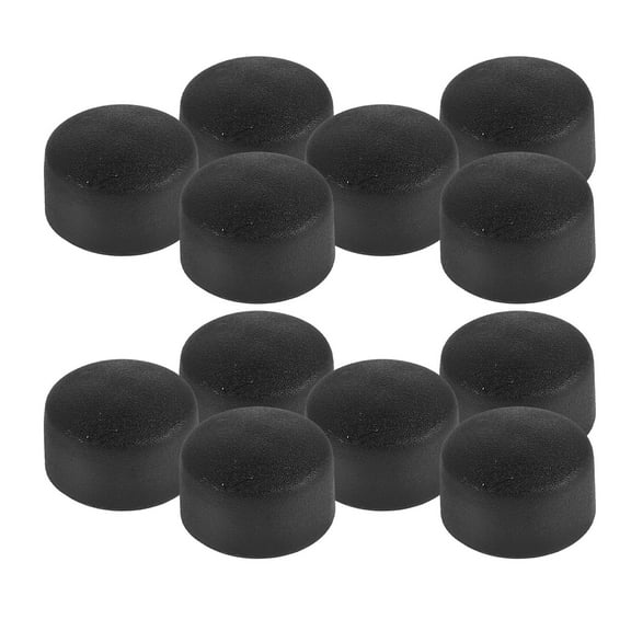 HONITANO Foosball Table Parts Replacement 12Pcs Round Tubing End Caps Protective Cap for Home Use and School