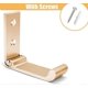 thumbnail image 2 of Foldable Wall Hooks, 4 Pieces Wall Mounted Helmet Holder, Invisible Coat Hooks, Aluminum Wall Hook, 2 of 4