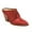 Red, variant on XYD Women Pointed Close Toe Slip-on Clog Mules Braided Trim Chunky Block Heel Slide Casual Dressy Shoes Size 16 Purple