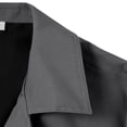 thumbnail image 6 of Gfyviroh Men's Mid-Length Trench Coat Lightweight Solid Button Front Casual Jacket Long Sleeve Lapel Business Office Coat, 6 of 7