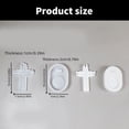 thumbnail image 5 of Multiple Size Crosses Sturdy Silicone Mould Set Portable Accessory for Craft Supplies Plaster Making Plaster Crafting, 5 of 8