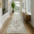thumbnail image 2 of KUETH 2'x10' Machine Washable Rug, Ultra Thin Non Slip Rugs, Indoor Runner Rugs for Entryway, Bedroom, 2 of 7