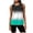 Sky Blue, variant on Bosfbaoi Women's Gradient Print Sleeveless Tank Tops, Round Neck Loose Fit Workout Blouses, Lightweight Breathable Athletic Shirts for Gym and Summer