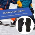 thumbnail image 6 of Winter Kids Ski Gloves Outdoor Sports Gloves Boys Girls Snow Skating Snowboarding Windproof Warm Mitten For Cold Weather, 6 of 9