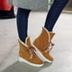 thumbnail image 4 of Zapatos para mujer, zapatos de vendaje de color liso, botines casuales cálidos de invierno, zapatos para correr, botas vaqueras, 4 of 4