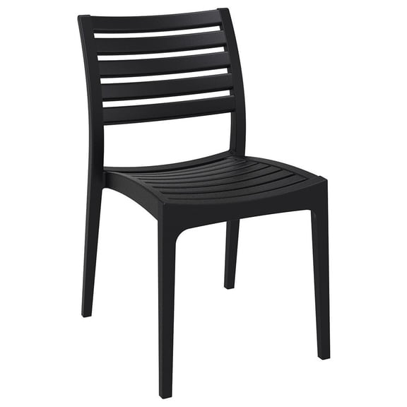 Compamia Ares Outdoor Dining Chair Black, Set of 2