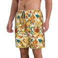 thumbnail image 2 of Salouo 70s Groovy Hippie Pattern Swim Trunks for Men,Men's Hawaiian Bathing Suit Swimsuits Quick Dry Swimming Board Shorts Beach Shorts with Pockets-X-Large, 2 of 6