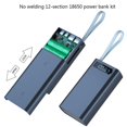 thumbnail image 4 of Quick charge Tenedor desmontable del banco del poder del envase estándar de 18650 baterías para el tenedor de caja, 4 of 5