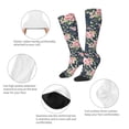 thumbnail image 3 of Balery Vintage Floral Calcetines novedosos Calcetines deportivos Calcetines hasta la rodilla Calcetines de algodón Calcetines originales y geniales, 3 of 6