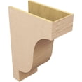 thumbnail image 5 of 11"W x 22"D x 33"H Classic Newport Rough Cedar Woodgrain TimberThane Corbel, Primed Tan, 5 of 6