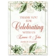 thumbnail image 1 of Darling Souvenir MADE WITH LOVE Custom Thank You For Celebrating With UsTropical LeavesWelcomeSignIdeal For Celebration - 18x12, 1 of 5