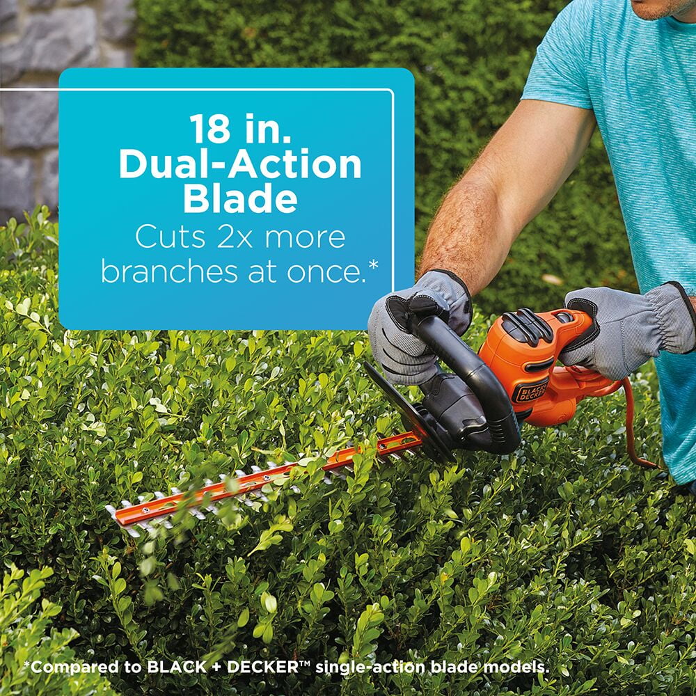 BLACK+DECKER BEHT200 18" CORDED HEDGE TRIMMER