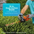 thumbnail image 4 of BLACK+DECKER 18 In. Electric Hedge Trimmer, (BEHT200), 4 of 16