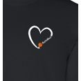 thumbnail image 4 of Inktastic Basketball Heart Long Sleeve T-Shirt, 4 of 5