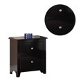 thumbnail image 4 of Nightstand with 2 Drawers Storage, Black, 4 of 5