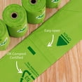 thumbnail image 3 of 100% Compostable Dog Poop Bags, Extra Wide, Vegetable-Based Large Poop Bags for Dogs, Biodegradable Waste Bags for Poo, Cat Litter, Diaper Sacks, Unscented, 240 Counts, 3 of 4