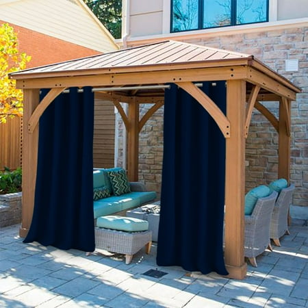 Indoor Outdoor Curtain Panel Pefect For Porch Patio Window