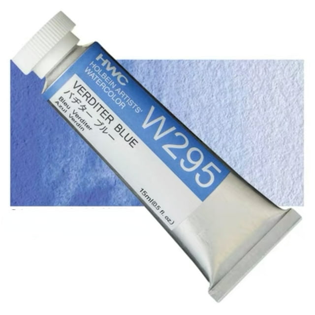 Holbein Acuarelas Profesionales para Artistas, Tubo de 15ml, Ideal para Pintores, Aficionados, Principiantes y Estudiantes, A-W295