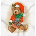 thumbnail image 2 of Cute Christmas Santa Claus Teddy Bear Women's Graphic T Shirt Tees Brisco Brands S, 2 of 5
