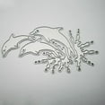 thumbnail image 6 of HOTYA Dolphin Metal Cutting Dies Stencil DIY Scrapbook Album Paper Card Template Mold, 6 of 6