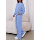 thumbnail image 4 of Conjunto de Lounge PRETTYGARDEN para Mujer 2 Piezas Azul XL, 4 of 8