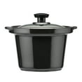 Mainstays 2 QT Slow Cooker, Matte Black Finish, Removeable Stoneware
