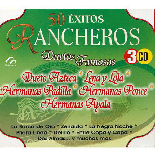 50 Extitos Rancheros Duetos Famosos (3 Disc Box Set)