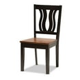 thumbnail image 2 of Bowery Hill Brown and Walnut Brown Finished Wood 5-Piece Dining Set, 2 of 9