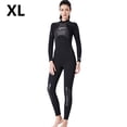 thumbnail image 2 of DivaSail Wetsuits Traje de buceo Ultrathin Secado rápido Pantalones de manga larga Cuerpo completo Traje de baño Jumpsuit Deportes transpirables Pieles de buceo Mujeres Negro 【XL】 Speravity OD003280-09, 2 of 7
