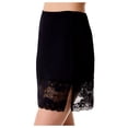 thumbnail image 5 of Vanity Fair Womens Lace Half Slip, XL-18 Length, Midnight Black, 5 of 7