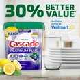 thumbnail image 4 of Cascade Platinum Plus Dishwasher Pods, Lemon, 62 Count, 4 of 10