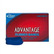 Alliance Rubber 54645 Advantage Rubber Bands Size #64, 1 lb Box Contains Approx. 300 Bands (3 1/2" x 1/4 ", Blue)