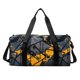 thumbnail image 1 of Bolsa de gimnasio deportiva con compartimento para zapatos y bolsillo húmedo, bolsa de lona impermeable para el fin de semana durante la noche, 1 of 5