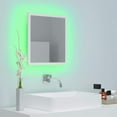 thumbnail image 4 of vidaXL LED Bathroom Mirror Chipboard Vanity Washroom Dressing Multi Colors, 4 of 26