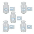 thumbnail image 3 of Almacenamiento de botellas de laboratorio, 5 uds., botella de laboratorio de 250ml, contenedor químico de vidrio de borosilicato de boca ancha transparente para experimentos, 3 of 14