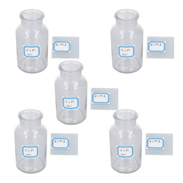 Frasco de laboratorio frasco de vidrio de almacenamiento de 250 ml para solución reactiva ANGGREK Otros