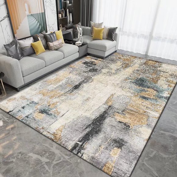 Contemporary Boho Rugs Splash Ink Abstract Printed Carpet Living Dining Room Large Area Rug Carpet Tapis