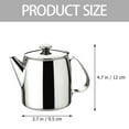 thumbnail image 3 of Uanit Camping Coffee Pot Stainless Steel, Coffee Pot Outdoors, Durable Stove Top Coffee Maker, Brew Coffee on Fire, Ideal for Group Camping, Hiking, Backpacking, Rv and Travel, 3 of 8
